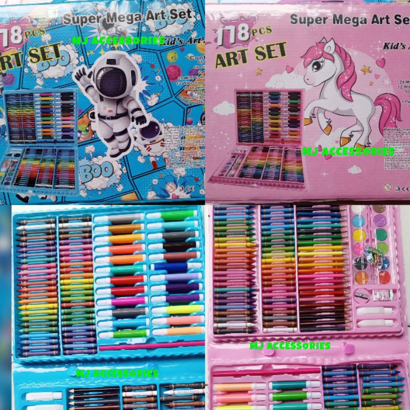 

Krayon Art Set Super Mega / Colour Art Set 178pcs pensil warna (1pcs)