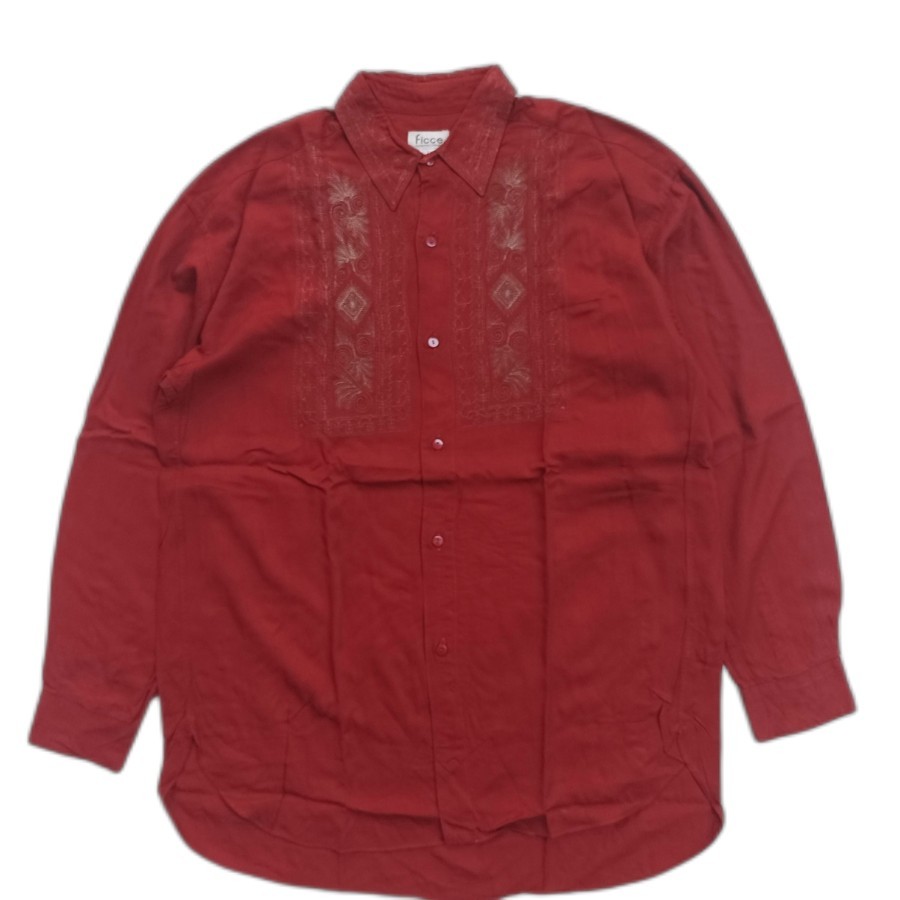 kemeja Ficce Yoshiyuki Konishi japan rayon relax shirt archive vintage