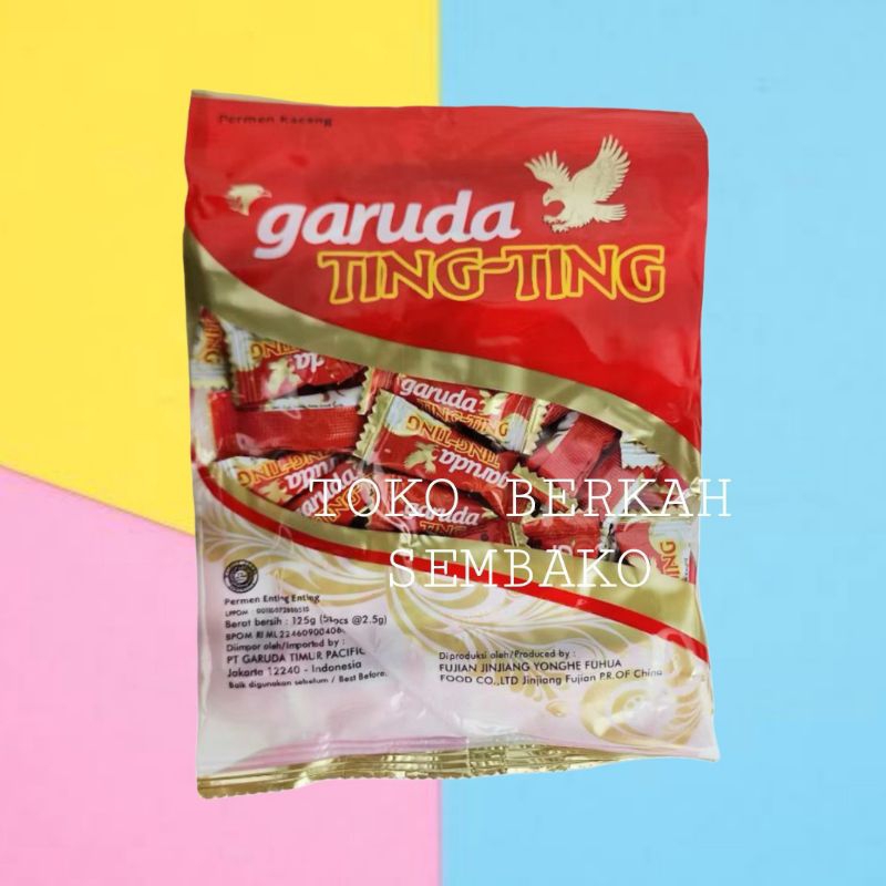 

Permen Garuda TING TING Kacang 125gr Isi 50pcs