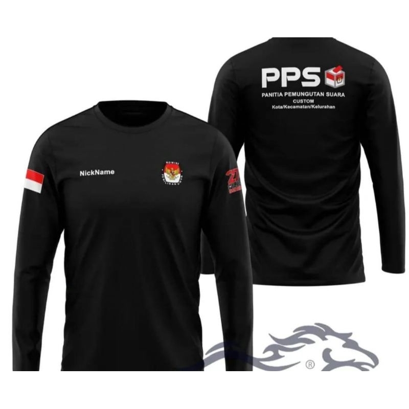 KAOS PPS FREE NAMA DAN CUSTOM LENGAN PANJANG - TSHIRT DISTRO VIRAL