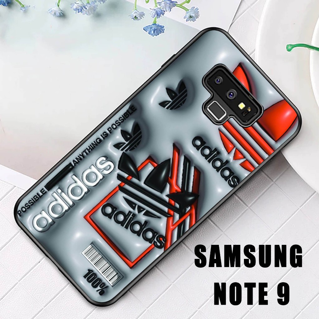 Case Glossy , Case Samsung Note 9   , Motif Brand Keren- Silikon - Case Glossy - Casing - Terlaris -