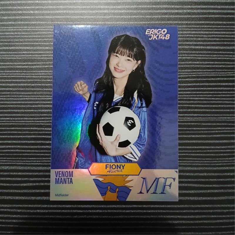 Panini Card Erigo x JKT48 Fiony Alveria Photocard PC edisi Jersey