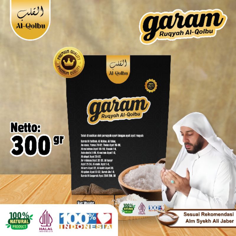 

GARAM RUQYAH AL-QOLBU 300GR | Membuang Aura Negatif dan Memperlancar Rezeki