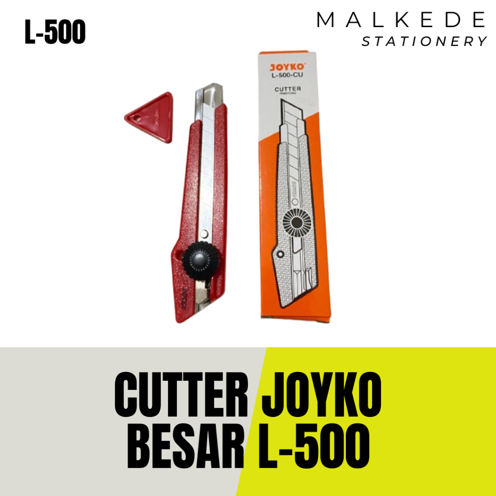 

PISAU CUTTER JOYKO L-500-CU | JOYKO L-500-CU | CUTTER BESAR