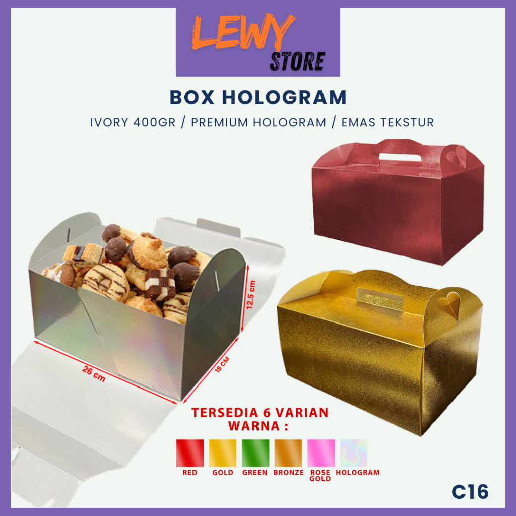 

Box Hampers Aesthetic / Kotak Kado Birthday / Gift Box / Kue / Gable / C16