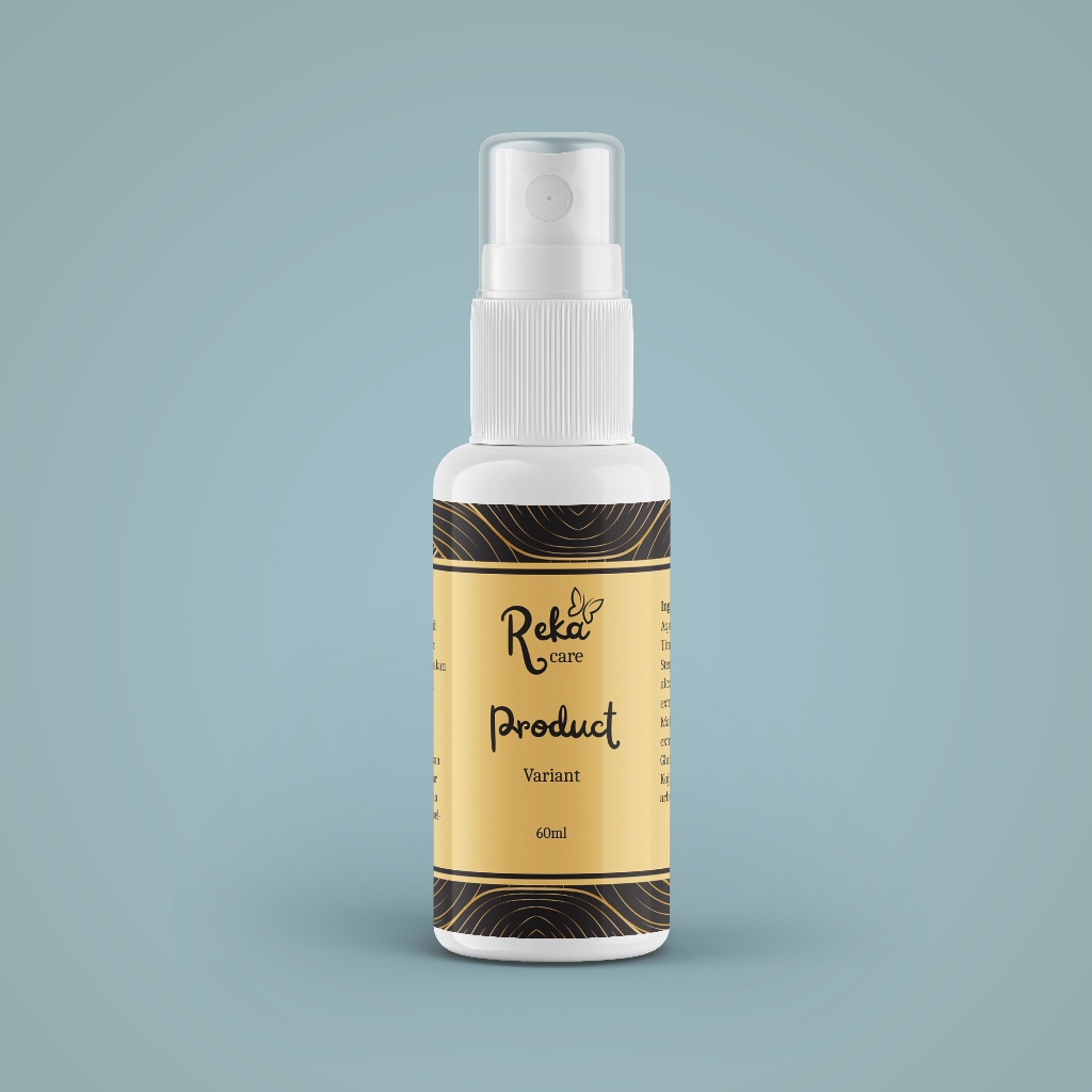 

Stiker Label Kemasan Botol Branding Labelling Elegant Tema Black Gold Linear Pattern