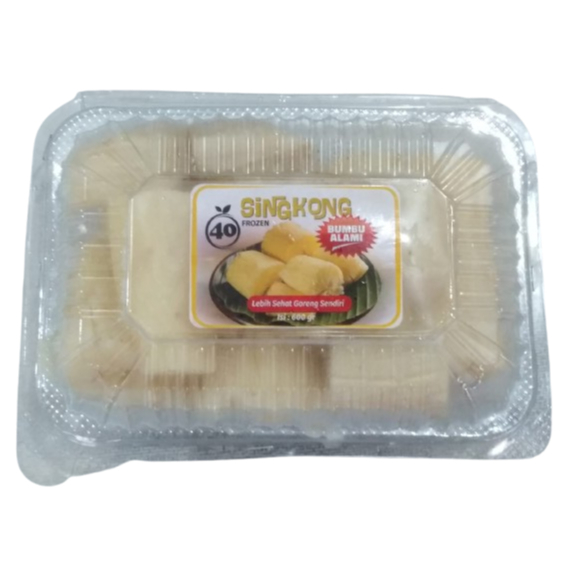 

Singkong Frozen Siap Goreng 600 gr