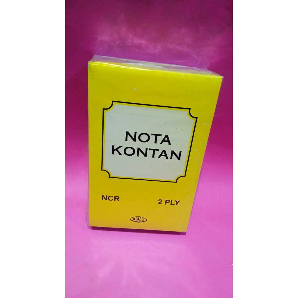 

Nota Kontan 2 ply / Bon Kecil Rangkap 2 NCR / Buku Nota Kontan 2 Ply (Harga 1 pcs)