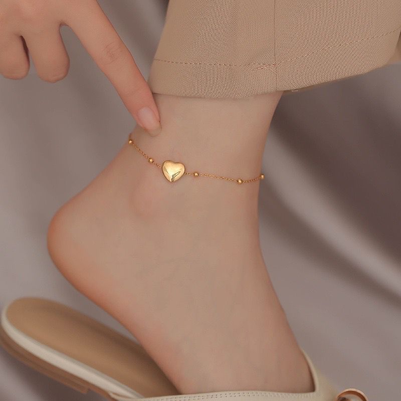 Gelang Kaki dan Tangan Wanita Dewasa Titanium Anti Karat dan Luntur / Gelang Titanium Anti Karat / G