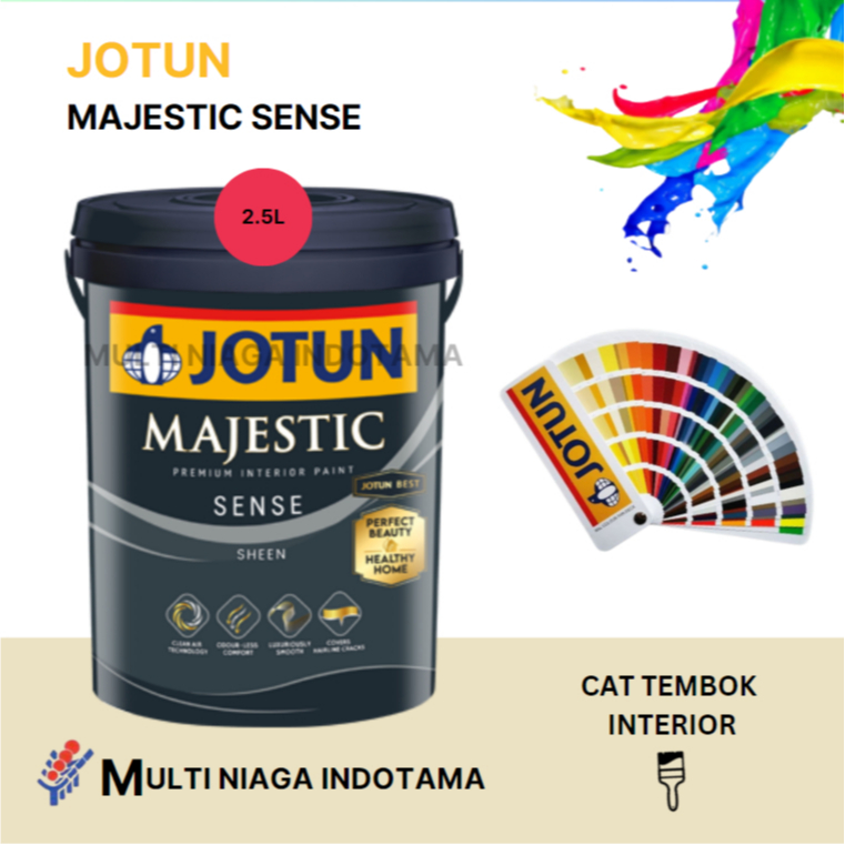 JOTUN MAJESTIC SENSE [2.5L/3.5KG] / CAT DINDING INTERIOR / DAPAT REQUEST CUSTOM WARNA