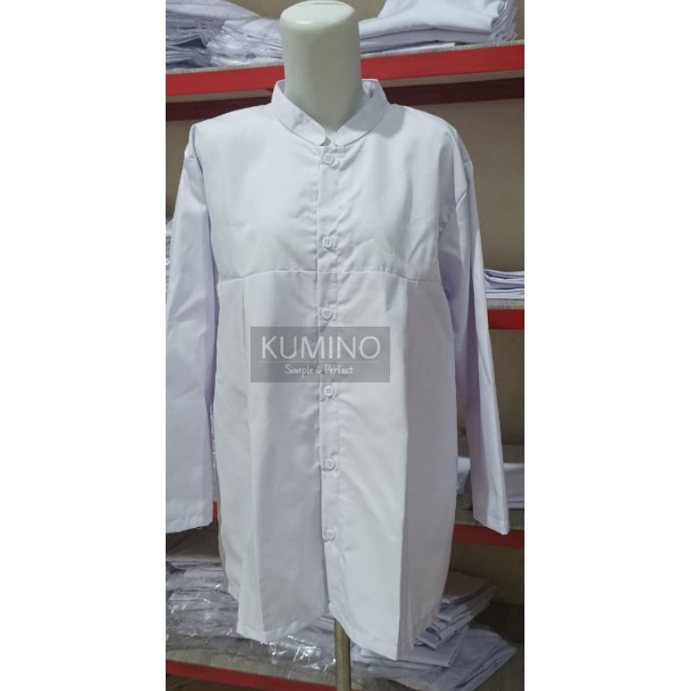Seragam Hamil Big Size Putih Seragam Hamil PNS Baju Hamil Putih Baju Bumil Putih BIG SIZE ART K9L3