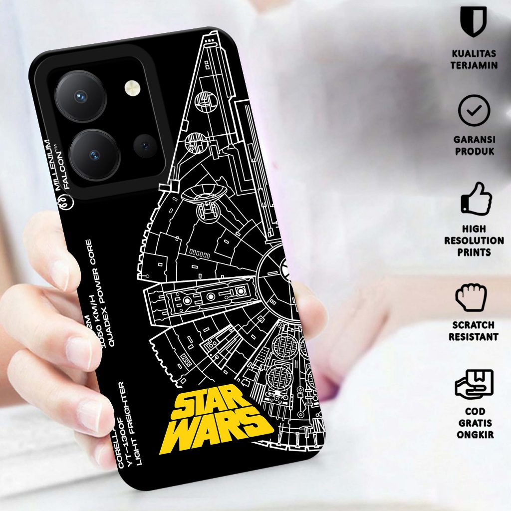Softcase Vivo Y27S - Case Vivo Y27S - Casing Hp Vivo Y27S Motif STARWARS - Case Hp Vivo Y27S - Casin