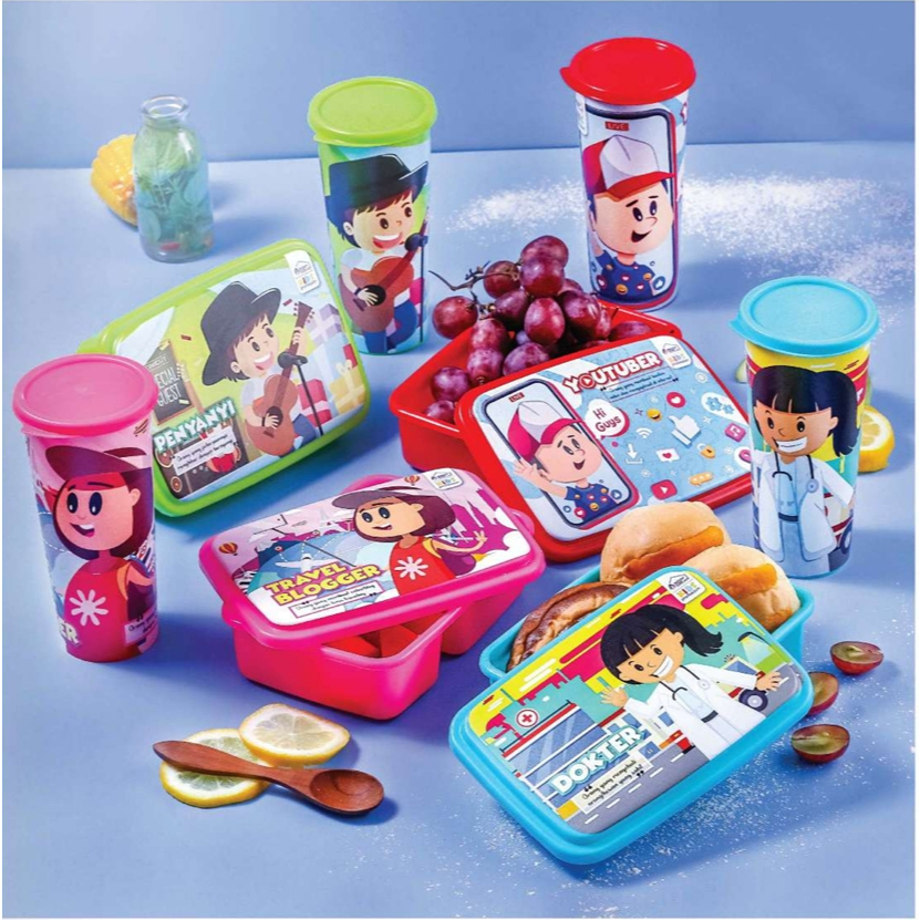 TEPAK MAKAN BOTOL MINUM SET/ TUMBLER SET/ VALUE SET/ VALUE PACK TORINO BIGGY