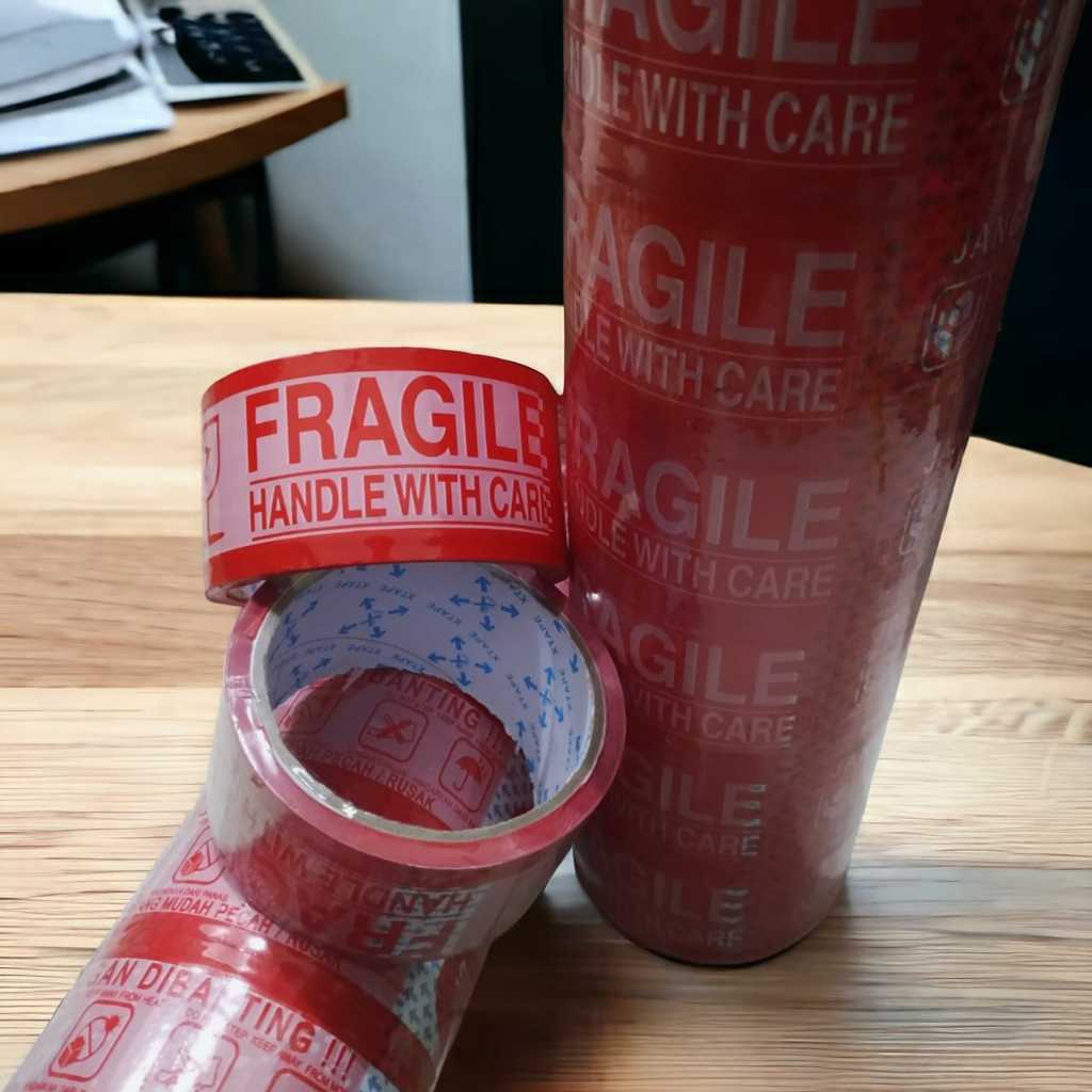 

Al Lakban Fragile Ukuran 48 MM x 70 Yard Murah Berkualitas baik