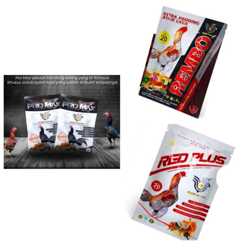 Jamu Ayam Aduan Rubby Pakhoy Rembo Rp Pro Max Red Plus Paket Rawatan Ayam Aduan