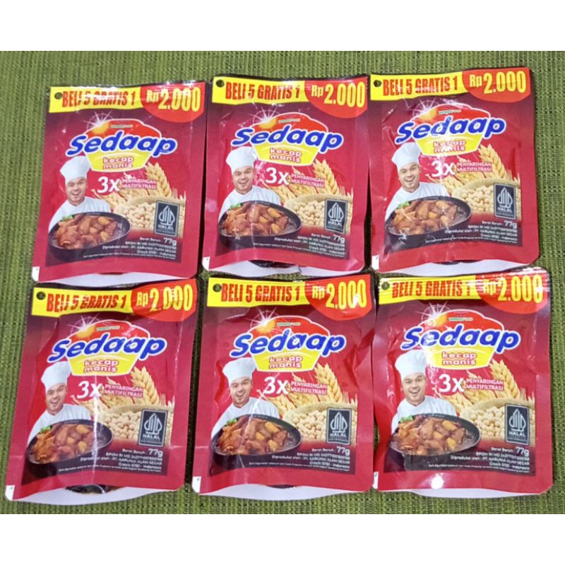 

6 pcs kecap sedap 2000-an