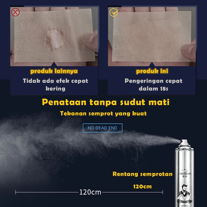 FGD hair spray semprotan penataan rambut pria hair styling spray rambut Styling Rambut Keras