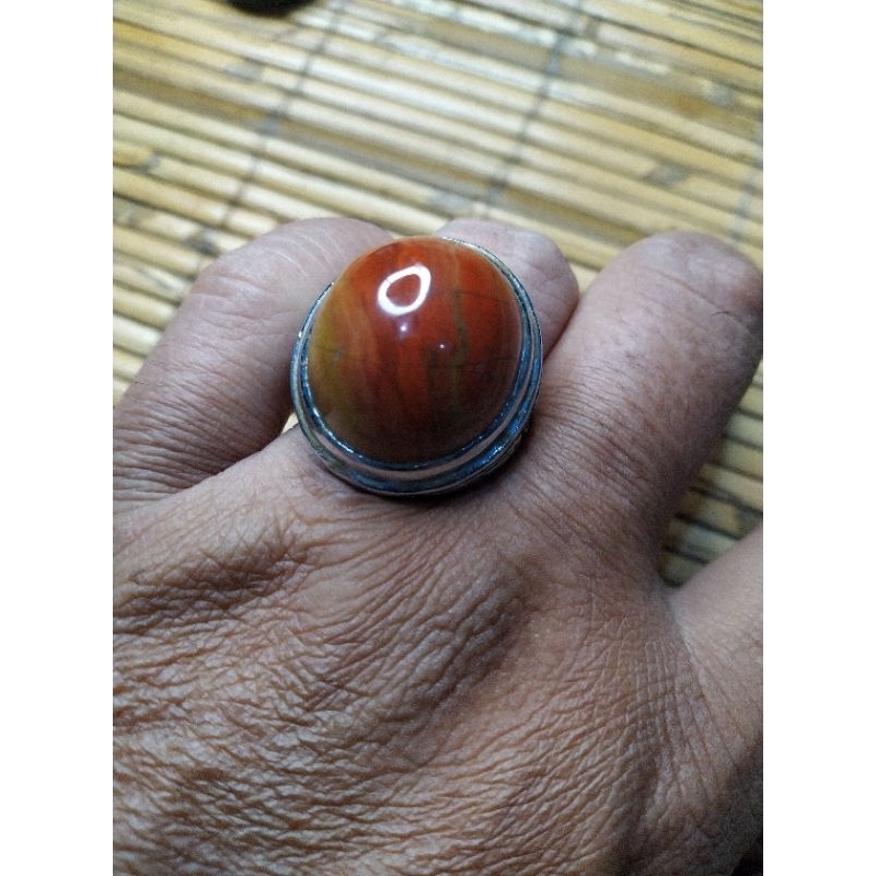 Batu Jasper Ati Ayam Natural Lawas Unik kode 5/78