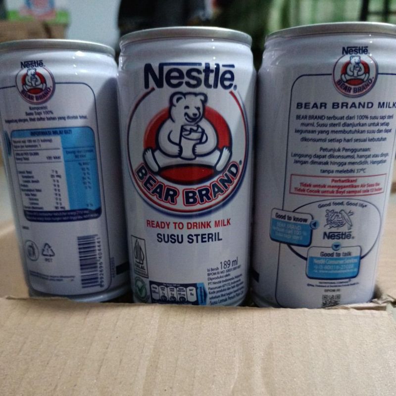 

Susu Steril Beruang 189ml