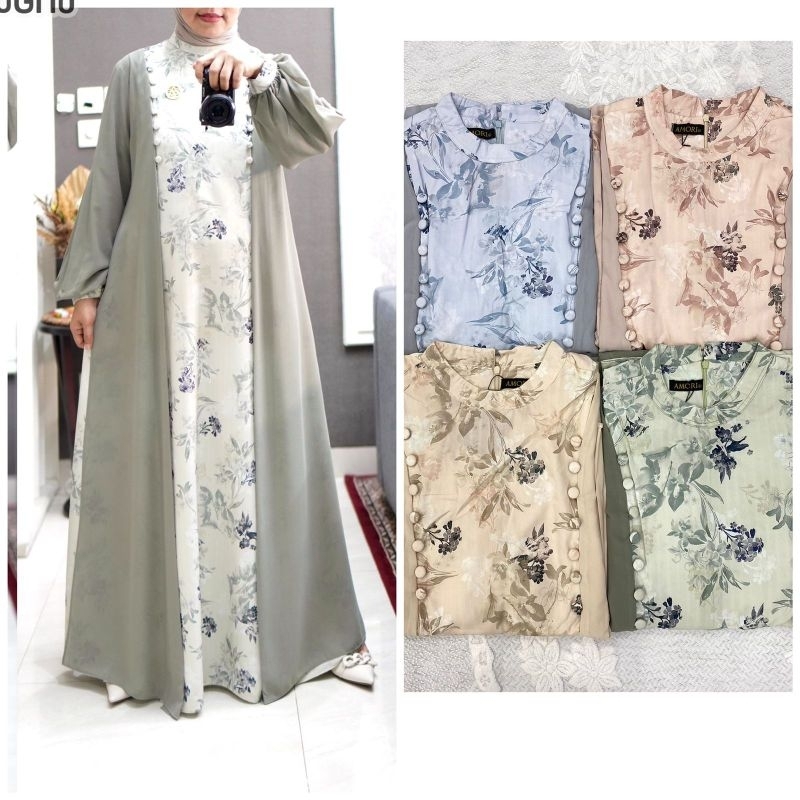DRESS AMORI KEKINIAN GAMIS PREMIUM KONDANGAN