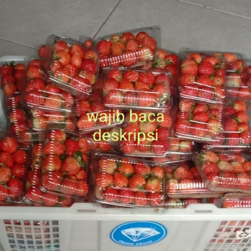 

buah stroberi fresh .47g / mika
