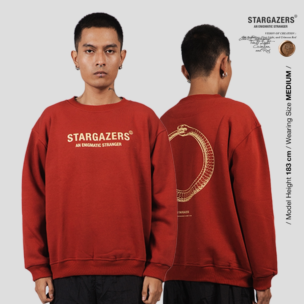 Stargazers Ouroboros Crewneck Bloods
