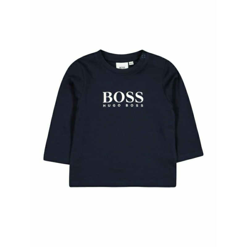 Hugo Boss Long Sleeve T-Shirt in Blue