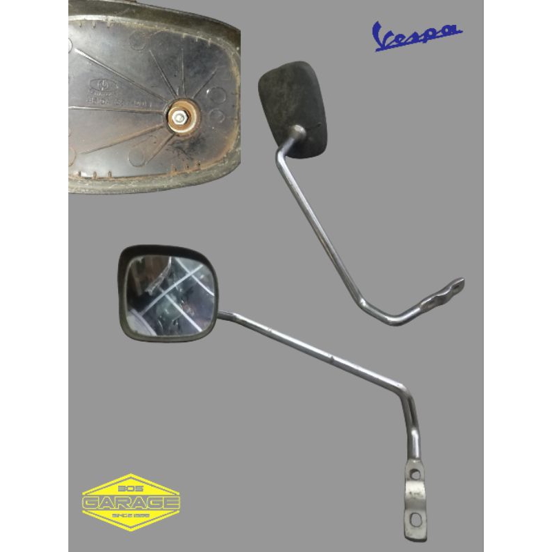 spion kiri vespa sprint super pts spesial px150 ps150  nos original batang besar breacket langsung