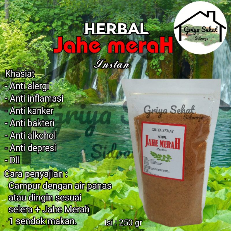 

Jahe Merah Bubuk 100% Gula Murni BACA DESKRIPSI !