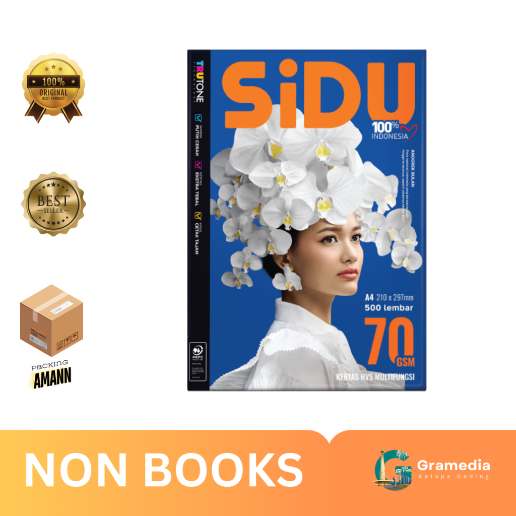 

Gramedia MKG - Kertas HVS A4 70 GSM SiDU