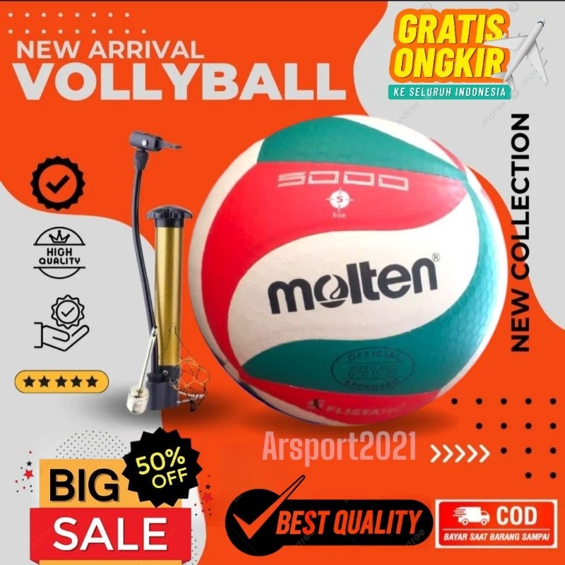 BOLA VOLI MOLTEN 5000 4500 SENSI TOUCH SOFT TOUCH / BOLA VOLI MOLTEN SUPER PREMIUM