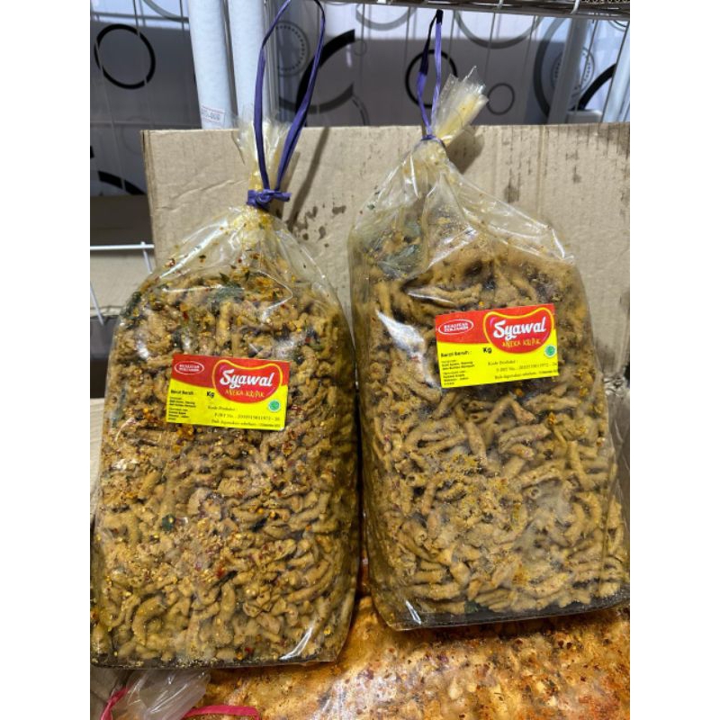 

Keripik Usus Ayam Pedas Cikruh Syawal 2KG Dari Pabrik