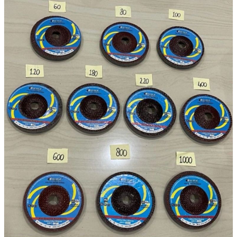 batu sponge slep BENZ spongy pva polishing wheel grinding mata gerinda spon poles kaca / keramik / g