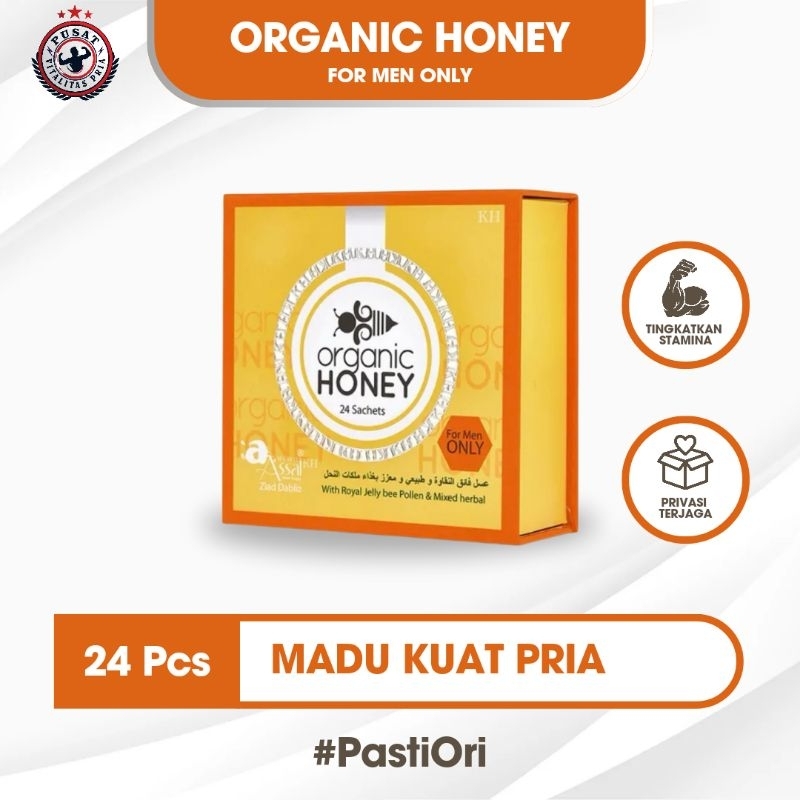 

Madu Kuat Organic Honey Original Atasi Ejakulasi Isi 24 Sachet