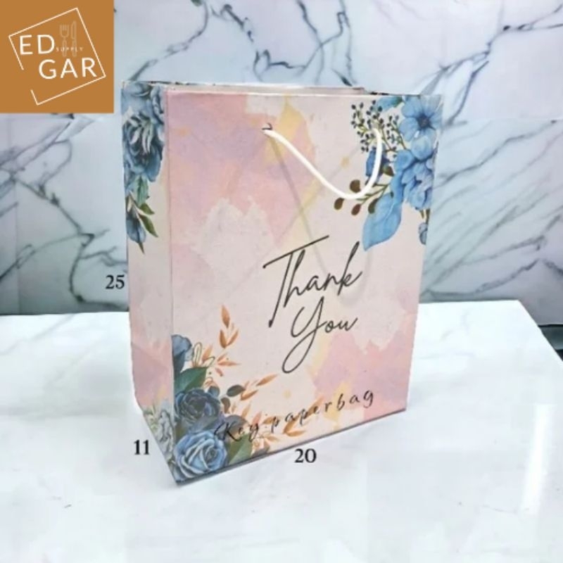 

isi 12 pcs - paperbag estetik / paper bag rustik / tas tenteng / tas souvenir