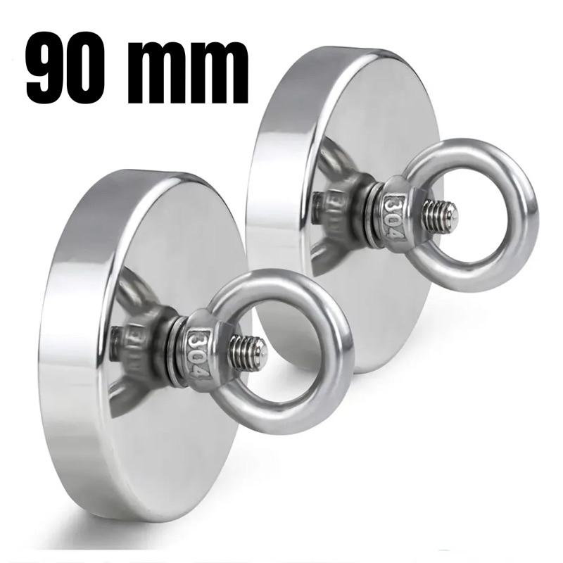 Magnet Super Kuat Maghnet Pancing Bulat Fishing 90mm