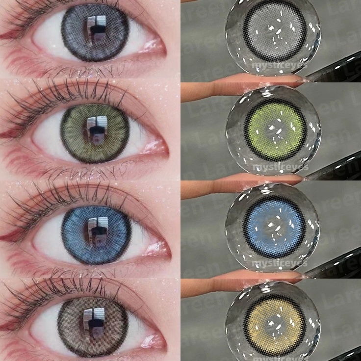 Yang dinanti CODAKLMysticeyes softlens Lensa Kontak Berwarna Lensa Kontak Mata Dawn Grey Dawn Brown 