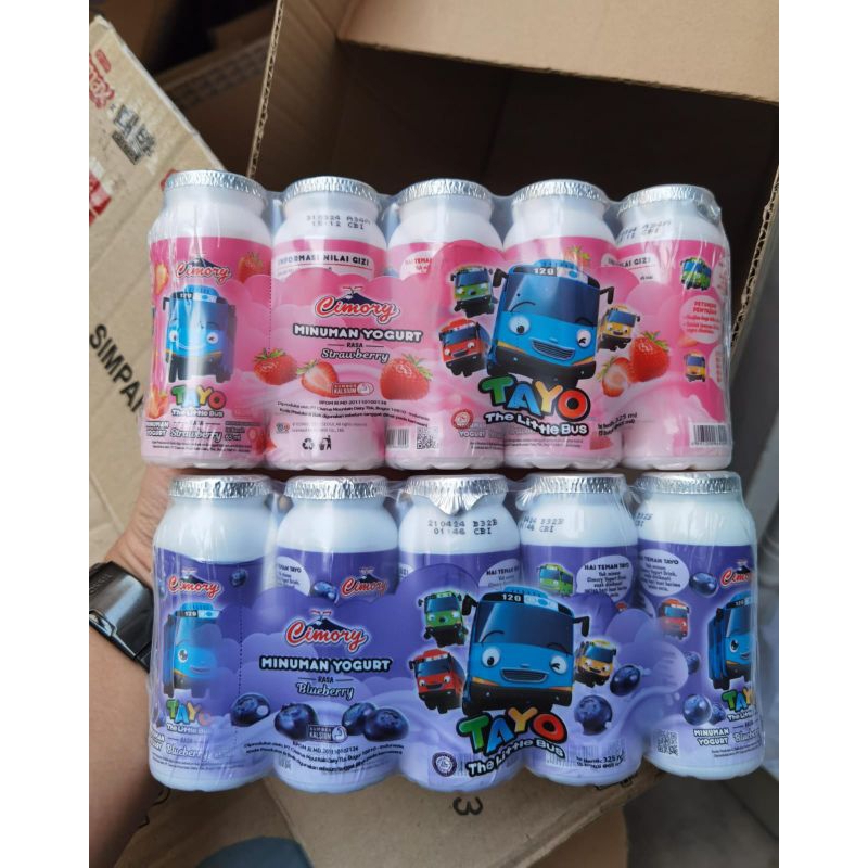 

[TERMURAH] Chimory Yogurt Drink TAYO 1pack Isi 5x70ml Minuman Sehat Yogurt Rasa Strawbery