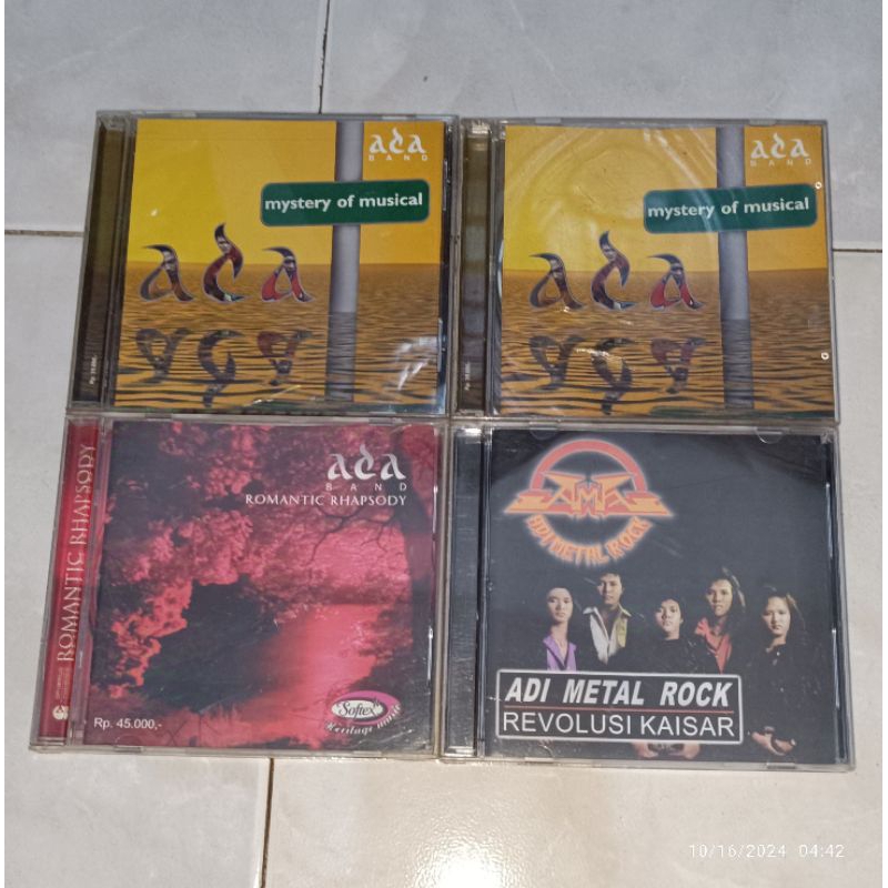 cd Indonesia ADA BAND-Mystery Of Musical 1 / ADA BAND-Mystery Of Musical 2 / ADA BAND-Romantic Rhaps