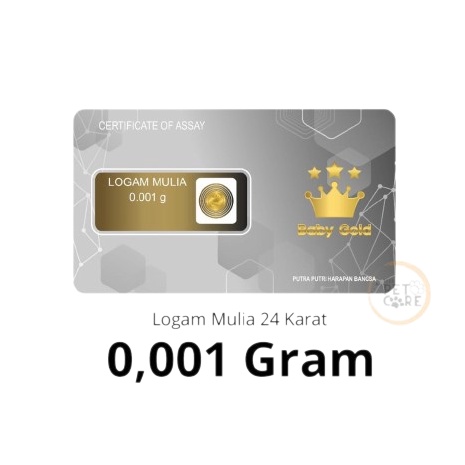 Paling Bagus Mini Gold 1 Gram Babygold