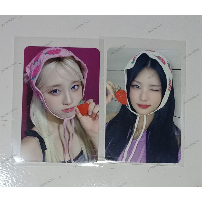 Lightsum Sangah Nayoung POSE Makestar Strawberry photocard poca pc