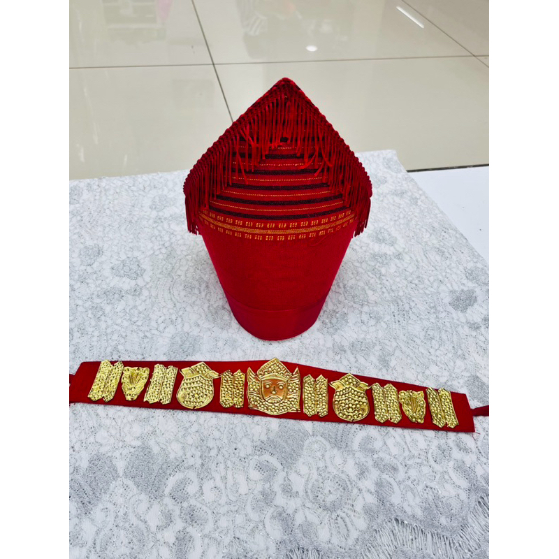 Topi Adat Batak Topi Dewasa Topi Ulos dan sortali khusus pria