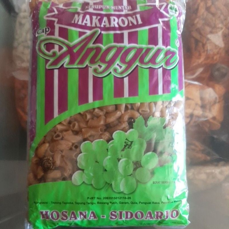 

Makaroni Anggur 1Kg