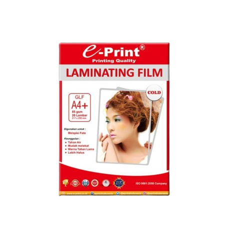 

E-print Kertas / Plastik Laminating Film Cold A4