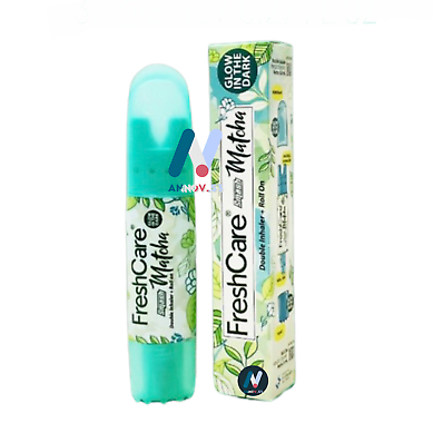 FRESH CARE SMASH MATCHA DOUBLE INHALER + ROLL ON / FRESH CARE SMASH MATCHA