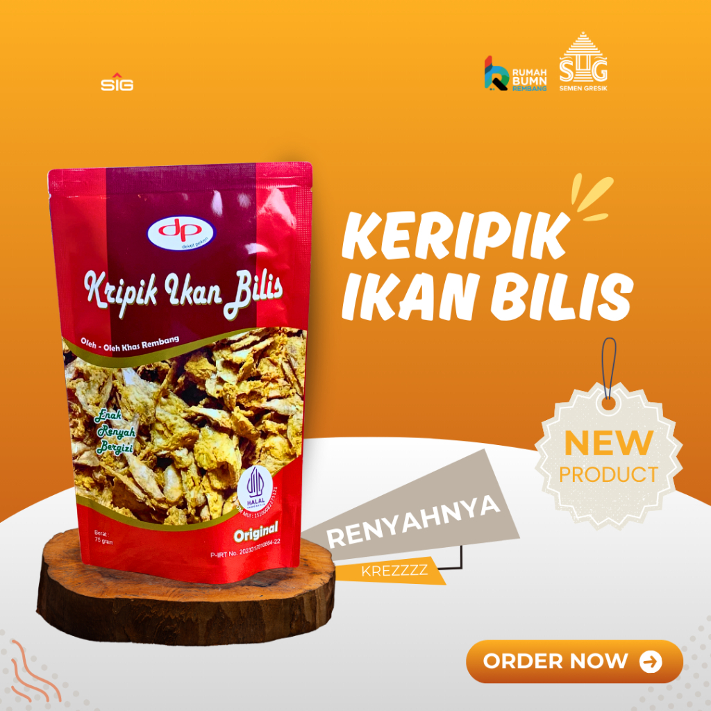 

KRIPIK IKAN BILIS DEKET PEKEN