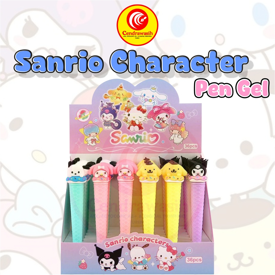 

BOLLPOINT GEL SANRIO CHARACTER/PEN GEL SANRIO/PEN GEL LUCU KRD-621