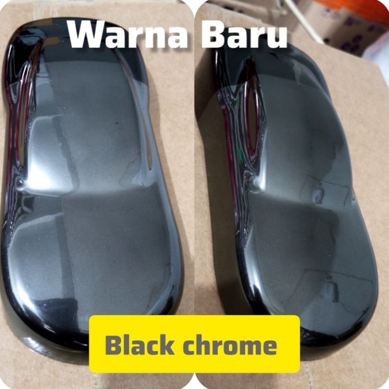 Black Chrome / krome Cat PU Otomotif