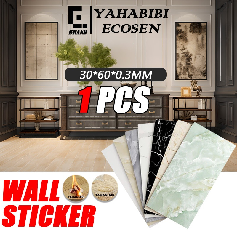 YAHABIBI dinding dinding wallpaper leather wall panel lemari marmer pvc pvc wall panel dinding