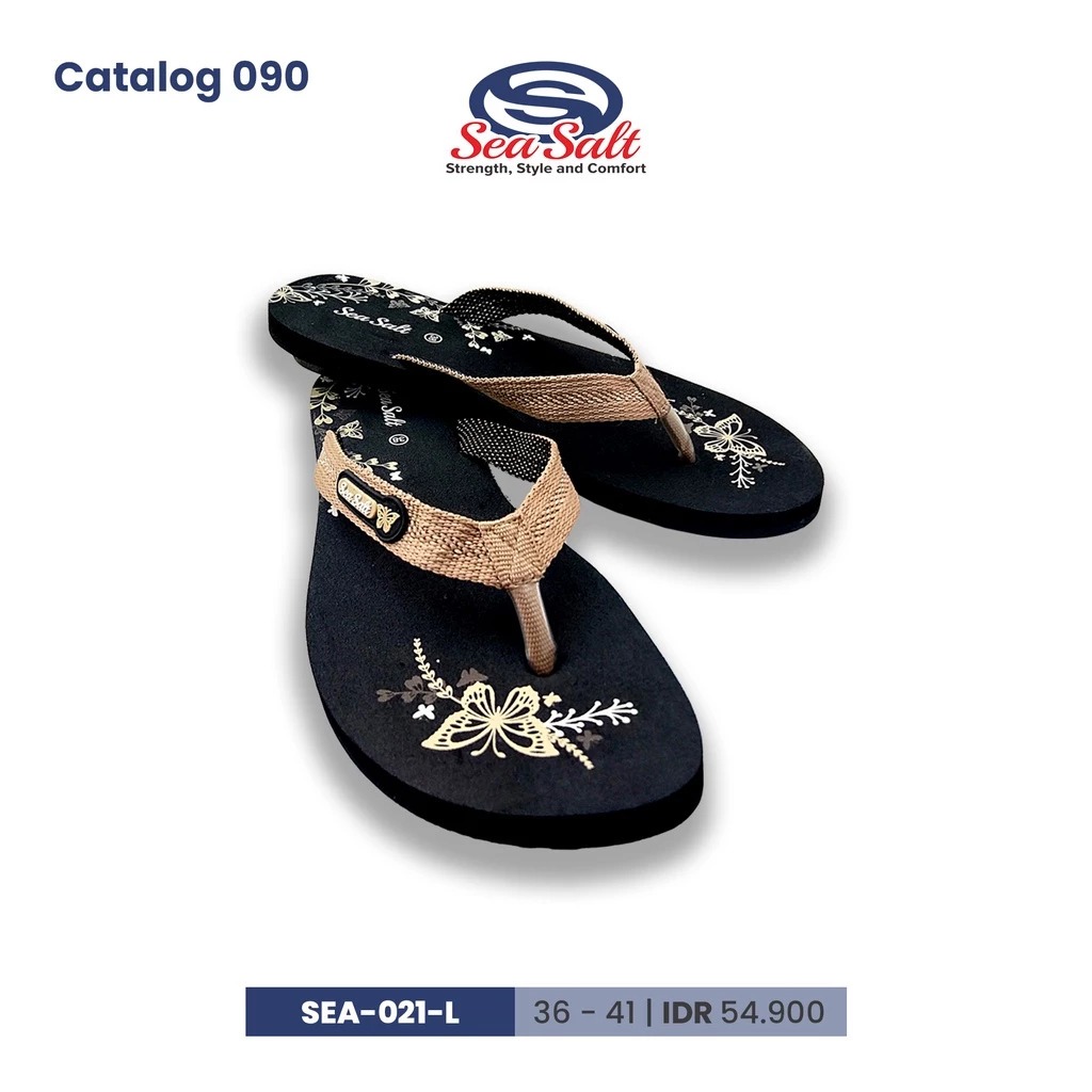 Sandal Jepit Spon Wanita/Cewek Sea Salt SEA 021-L PREMIUM QUALITY